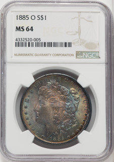 1885-O $1 Morgan Dollar NGC MS64