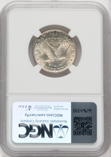 1927 25C FH Standing Liberty Quarter NGC MS64