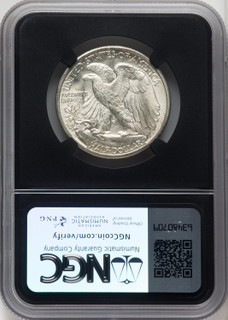 1942-D 50C Mike Castle Blk Core Franklin Series Walking Liberty Half Dollar NGC MS67 1942-D 50C Mike Castle Blk Core Franklin Series Walking Liberty Half Dollar NGC MS67