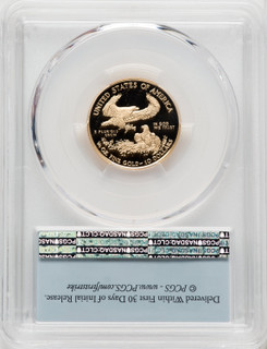 2021-W G$10 Quarter Ounce Gold Eagle Type One First Strike FS Flag PCGS PR70