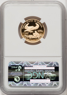 2012-W $10 Quarter-Ounce Gold Eagle Brown Label NGC PF70