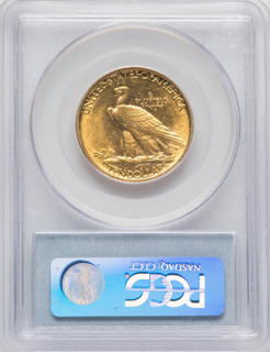 1907 $10 No Motto Brown Label Indian Eagle PCGS MS61