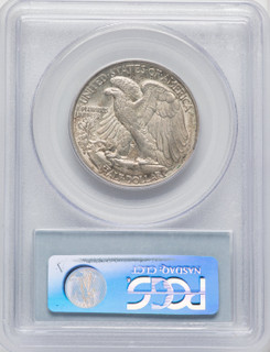 1919-D 50C CAC Walking Liberty Half Dollar PCGS AU58