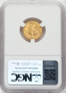 1908 $2.50 Indian Quarter Eagle NGC MS65