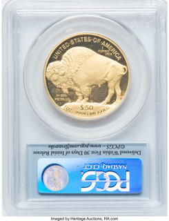 2010-W $50 One-Ounce Gold Buffalo First Strike DM PCGS MS70