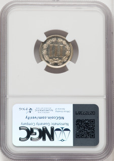 1876 3CN CA Proof Three Cent Nickel NGC PR66