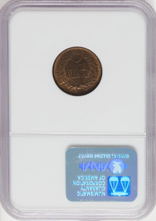 1866 1C RB Indian Cent NGC MS65