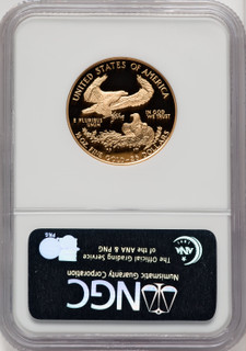 1997-W $25 Half-Ounce Gold Eagle NGC PF70