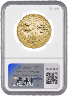 2024 W G$100 Britannia & Liberty High Relief Gold Coin FDI NGC PF70 Ron Harrigal Signed