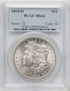 1894-O $1 Morgan Dollar PCGS MS63