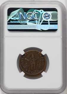 St. Patrick Farthing BN Colonials NGC VF35