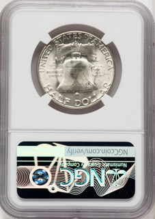 1954-S 50C FL Franklin Half Dollar NGC MS66+
