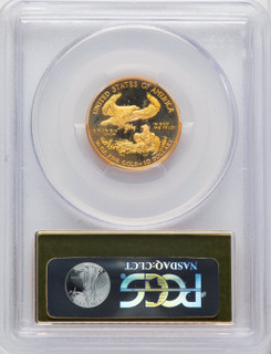 2015-W $10 Quarter-Ounce Gold Eagle First Day West Point Strike Gold Foil PCGS PR70