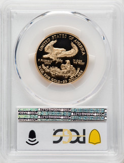 2000-W $25 Half-Ounce Gold Eagle Blue Gradient PCGS PR70