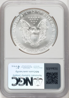 1999 S$1 Silver Eagle Thomas Uram NGC MS70