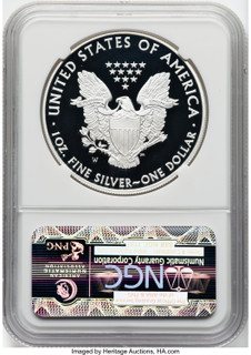 2010-W S$1 Silver Eagle First Strike NGC PF70
