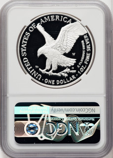 2022-W S$1 Silver Eagle PRDC NGC PF70