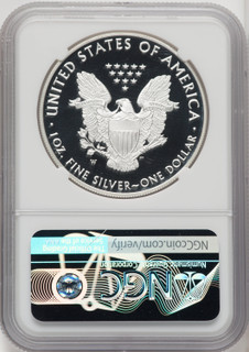 2021-W S$1 Silver Eagle Type One First Strike PRDC NGC PF70