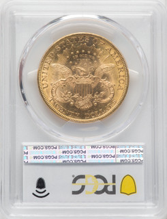 1880 $20 Liberty Double Eagle PCGS MS63