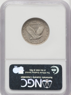 1921 25C Standing Liberty Quarter NGC VF30