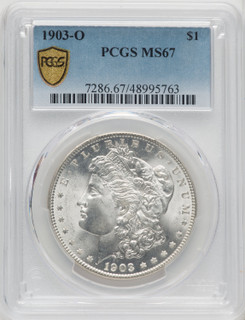 1903-O $1 Morgan Dollar PCGS MS67 1903-O $1 Morgan Dollar PCGS MS67