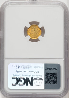 1853-O G$1 Gold Dollar NGC MS63