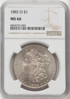 1882-O $1 Morgan Dollar NGC MS66