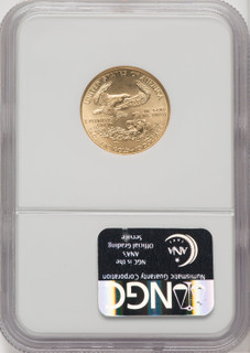 2004 $10 Quarter-Ounce Gold Eagle Brown Label NGC MS70
