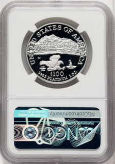 2002-W $100 One-Ounce Platinum Eagle Statue of Liberty Mike Castle NGC PF70