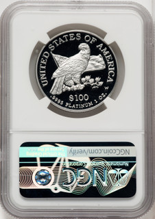 2003-W $100 One-Ounce Platinum Eagle Statue of Liberty Mike Castle NGC PF70