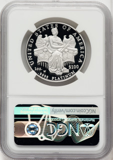 2006-W $100 One-Ounce Platinum Eagle Statue of Liberty Mike Castle NGC PF70