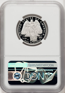 2008-W $50 Half-Ounce Platinum Mike Castle NGC PF70