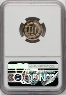 1868 3CN Judd-618 Patterns NGC MS64