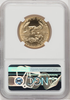 1991 $25 Half-Ounce Gold Eagle Brown Label NGC MS70