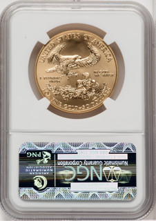 2013-W $50 One-Ounce Gold Eagle First Strike ER Blue NGC MS70