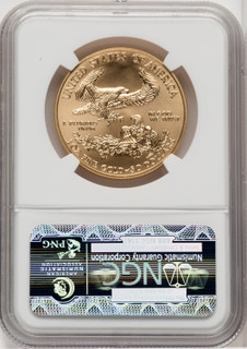 2013-W $50 One-Ounce Gold Eagle First Strike ER Blue NGC MS70 2013-W $50 One-Ounce Gold Eagle First Strike ER Blue NGC MS70