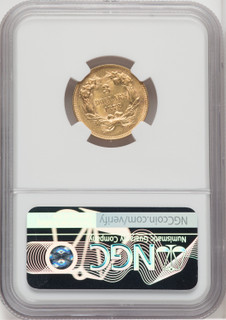 1878 $3 Three Dollar Gold Pieces NGC MS62