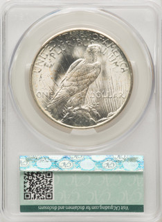 1925-S $1 Peace Dollar CACG MS64