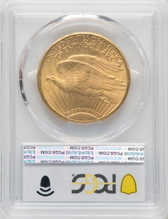 1909-S $20 CAC Saint-Gaudens Double Eagle PCGS MS63