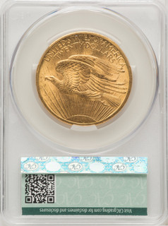 1907 $20 Saint Saint-Gaudens Double Eagle CACG MS63