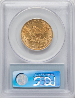 1854 $10 Liberty Eagle PCGS AU50