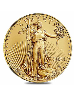 1/10 oz American Gold Eagle Coin BU Random Date