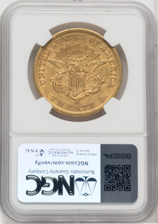 1861-S $20 Liberty Double Eagle NGC XF40