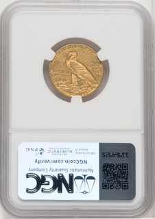 1912-S $5 Indian Half Eagle NGC AU55