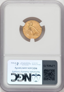 1929 $2.50 Indian Quarter Eagle NGC MS62