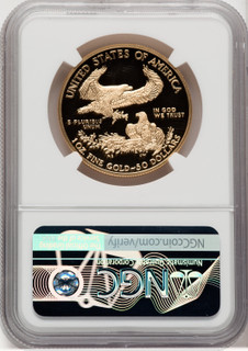 2019-W $50 One-Ounce Gold Eagle Mike Castle NGC PF70