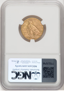 1915 $5 Indian Half Eagle NGC MS63