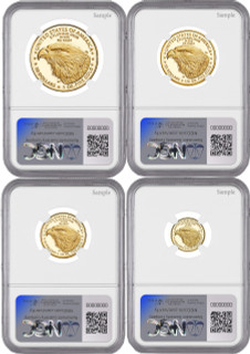 2024 W Gold Eagle 4-Coin Set ER NGC PF70 Ultra Cameo