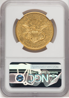 1850-O $20 Liberty Double Eagle NGC AU58