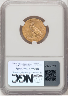 1908-S $5 Indian Half Eagle NGC MS63